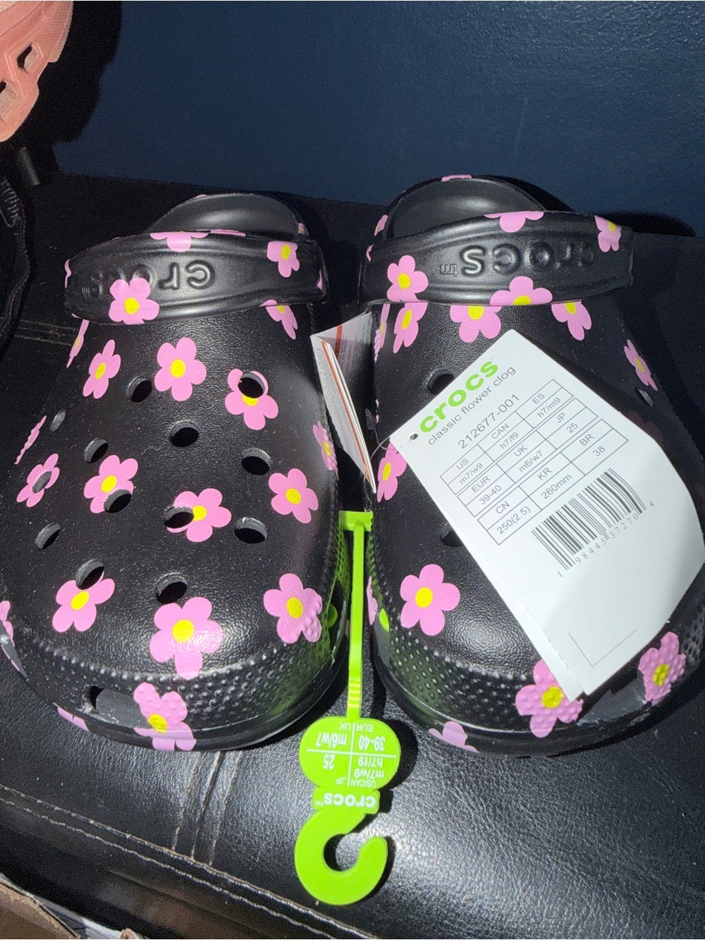 Crocs Classic Flower Croc W 9